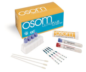 SEKISUI OSOM Ultra Flu Test Box Components | GSE Medical Supplies