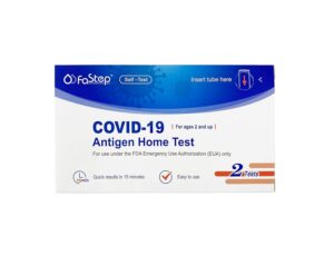 FaStep COVID-19 Antigen Home Test Box Exterior | GSE Medical Supplies