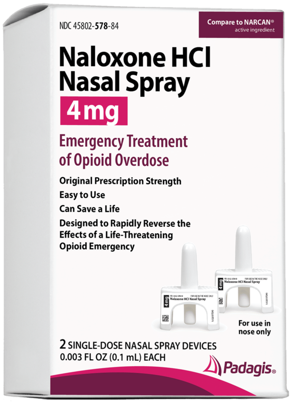 Naloxone Nasal Spray Box | GSE Medical Supplies