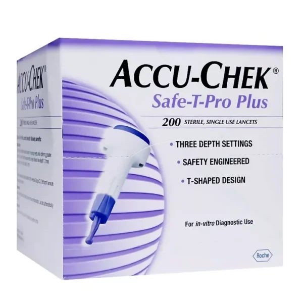 Roche Saf-T Pro Accu Chek Lancets Box Exterior | GSE Medical Supplies