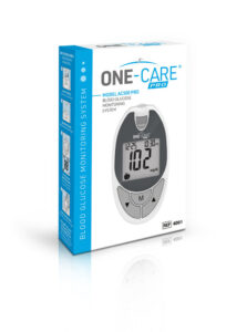 medivena-one-care-blood-glucose-monitor-kit-front