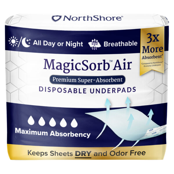 MagicSorb™ Air Breathable Premium Disposable Bed Protectors Exterior Bag | GSE Medical Supplies