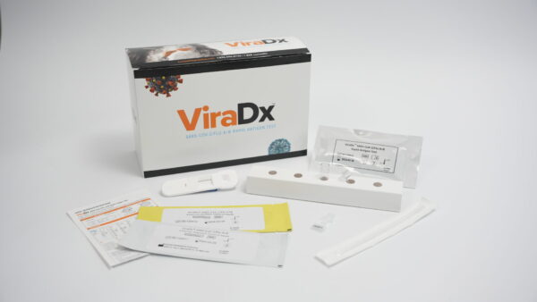 Image of all ViraDX box and components