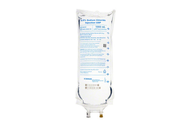 B. Braun 0.9% Sodium Chloride 1000 mL IV Bag