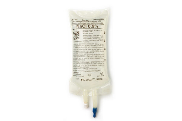 Baxter 0.9% Sodium Chloride 250 mL IV Bag | GSE Medical Supplies