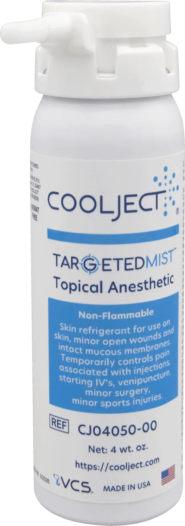 Vapocoolshot CoolJect Targeted Mist Topical Anesthetic
