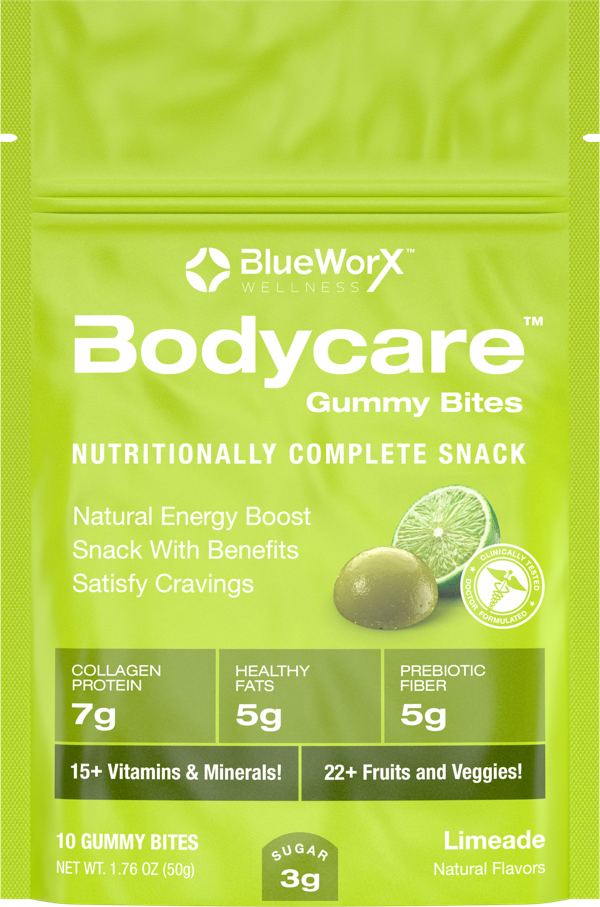 Blueworx Body Care Gummy Snacks - Lime