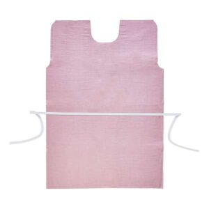 GRAHAM MEDICAL TISSUE/POLY/TISSUE EXAMINATION GOWN-Exam Gown, TPT, 30" x 42", Mauve