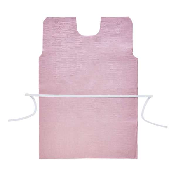 GRAHAM MEDICAL TISSUE/POLY/TISSUE EXAMINATION GOWN-Exam Gown, TPT, 30" x 42", Mauve