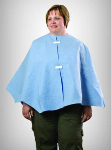 GRAHAM MEDICAL EXAMINATION PONCHOS-Exam Poncho, Extra Coverage, Blue, 56" x 28"
