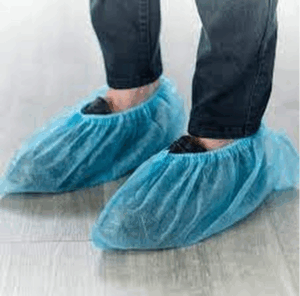 GRAHAM MEDICAL SHOE COVER-Shoe Cover, Nonwoven, Large, Blue