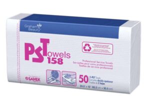 GRAHAM MEDICAL DENTAL TOWELS-PST 158 Towel, Huck Finish, 2-Ply, 12" x 24½", White