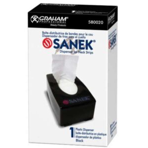 GRAHAM MEDICAL SANEK NECK STRIPS-Sanek Dispenser, Black