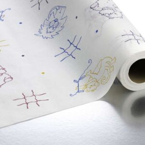 GRAHAM MEDICAL QUALITY PEDIATRIC EXAM TABLE PAPER-PediaPals® Animal Print Table Paper, 21" x 125 ft