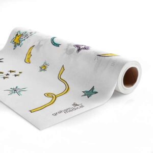 GRAHAM MEDICAL QUALITY PEDIATRIC EXAM TABLE PAPER-Stars of Hope® Table Paper, 18" x 125 ft