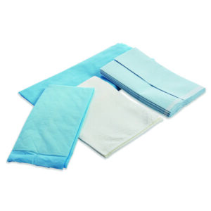 GRAHAM MEDICAL-InstaKit® Standard Kit Includes: SnugFit EMS Fitted Stretcher Sheet 30" x 84", Drape Sheet Tissue/ Poly/ Tissue 40" x 84", Pillowcase Tissue/ Poly 21" x 31" & Absorbent Underpad
