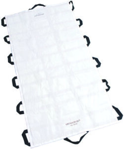 GRAHAM MEDICAL MEGAMOVER PORTABLE TRANSPORT UNIT-MegaMover® Portable Transport Unit, White/ Black, 40" x 80"