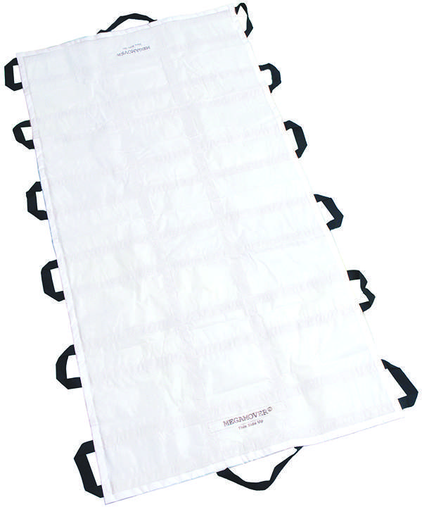 GRAHAM MEDICAL MEGAMOVER PORTABLE TRANSPORT UNIT-MegaMover® Portable Transport Unit, White/ Black, 40" x 80"