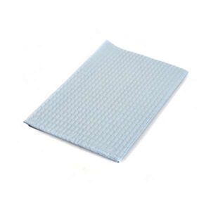 Graham Medical Disposable Towels - Tissue-Overall Embossed Towel, 13½" x 18", Blue, 3-Ply,