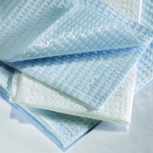 GRAHAM MEDICAL TISSUE/POLYBACK TOWELS-Towel, White, 13½" x 18", 2-Ply