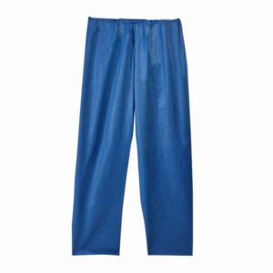 GRAHAM MEDICAL DISPOSABLE ELITE NON-WOVEN SCRUBS-Scrub Pants, Large, Elastic Waist, Nonwoven, Blue