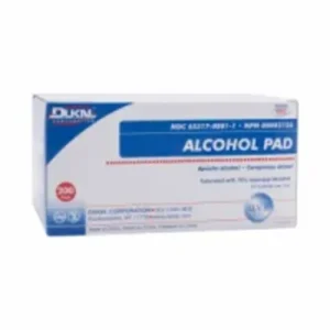 DUKAL ALCOHOL PADS - Medium, 2-Ply, Sterile