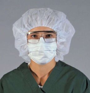 MEDICOM BOUFFANT CAPS - White 21" or 24"