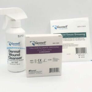Wound Care Kit #3- 2x2 Calcium Alginate 30day Wound Care Kit