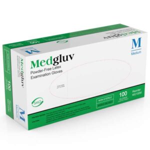 MEDGLUV Latex exam gloves- MG100 Series -Low Protein, Latex, Non-Sterile,