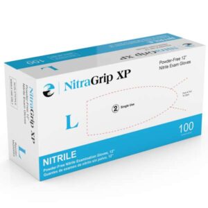 MEDGLUV Nitragrip XP Nitrile exam glove- 12", 6mL, Chemo Tested, Textured, Non-Sterile -MG50050_ Series