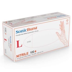 MEDGLUV Sonicburst Nitrile Exam Glove- 6 ML, Orange -MG5070_ Series