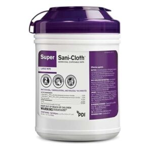 PDI Super Sani-Cloth Germicidal Disposable Wipes