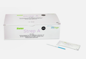 Status Strep A Strip, CLIA Waived, Individually Pouched