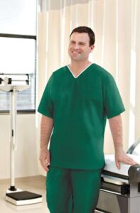 GRAHAM MEDICAL DISPOSABLE ELITE NON-WOVEN SCRUBS-Pants, Non-Woven, Medium, Green