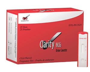 CLARITY DIAGNOSTICS PREGNANCY - Pregnancy One Step Rapid Test (Cassette)