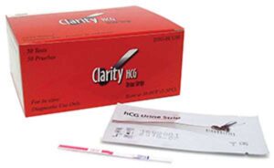 CLARITY DIAGNOSTICS PREGNANCY-Clarity HCG Test Strips
