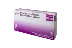 OmniTrust 201-100 series- Blue Nitrile Powder Free Examination Glove