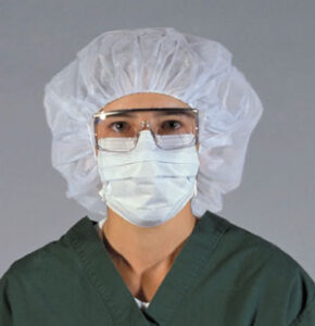 MEDICOM BOUFFANT CAPS -  White 21" or 24"