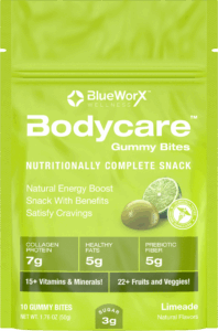 Blueworx Body Care Gummy Snacks - Lime