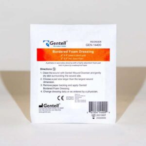 Gentell Bordered Foam Dressing