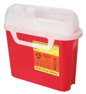 BD Sharps Collector, 5.4Qt - Side entry