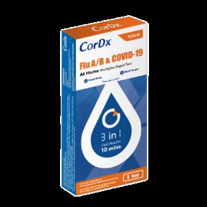 CorDx TyFast Flu A/B & Covid-19 Test – Rapid OTC Home Test Kit