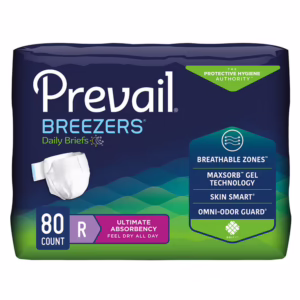Prevail Breezers Breathable Briefs Size Regular Case of 80