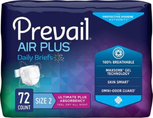 Prevail Air Daily Briefs SIze Large Case of 72