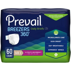 Prevail Air Daily Briefs Size XL Case of 60